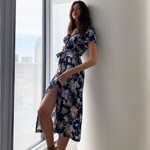 Wilfred button up shirt dress